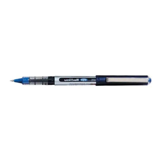 Uni-Ball Eye Ub-150 Blue Broad-Tip Ballpoint Pen (1.0 Mm, Capped) 1