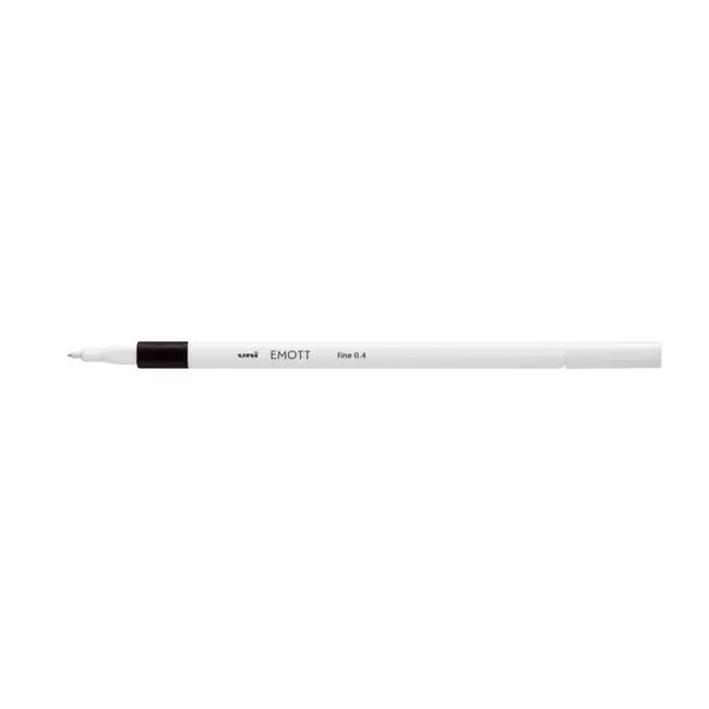 Uni Emott Everfine 0.4Mm Black Fine Liner Pen 1