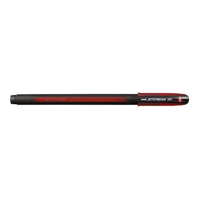 Uni Jetstream 101 Capped Ballpoint Pen – 0.7Mm Red (Sx101-07) 1