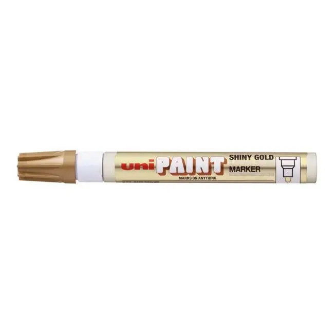 Uni Paint Px-20 Bullet Tip Marker – Lustrous Gold (2.8 Mm) 1