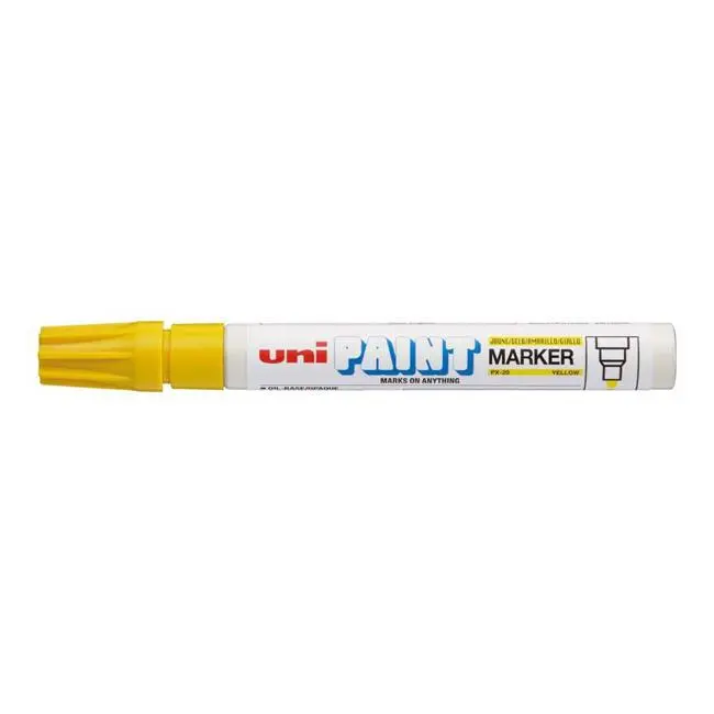Uni Paint Px-20 Bullet Tip Marker – Sunny Yellow (2.8 Mm) 1