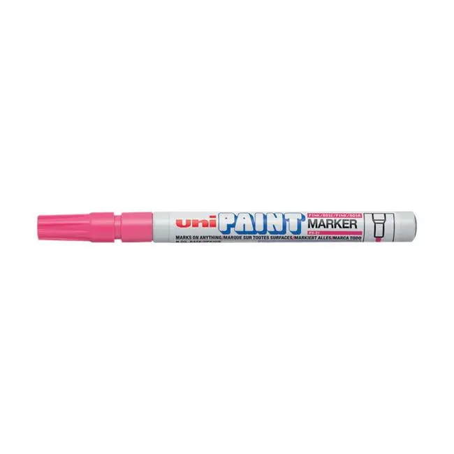 Uni Paint Px-21 Neon Pink Marker – 1.2Mm Bullet Tip 1