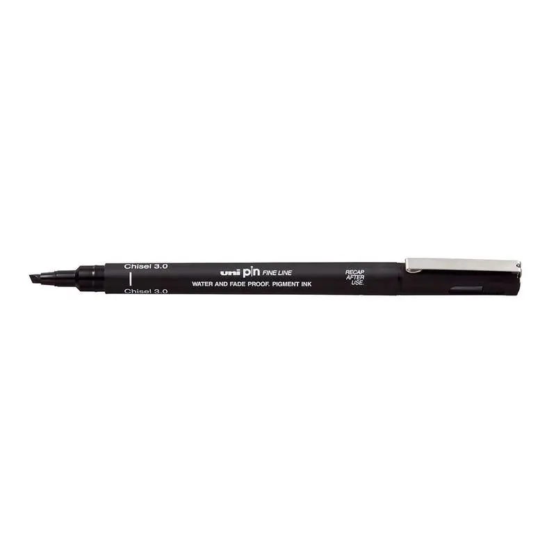 Uni Pin Fineliner Permanent Marker Black, 3.0 Mm (Model 249801) 1