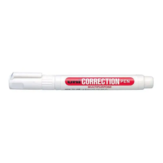 Uni Plastic Correction Pen — 8Ml Quick-Dry Formula 1