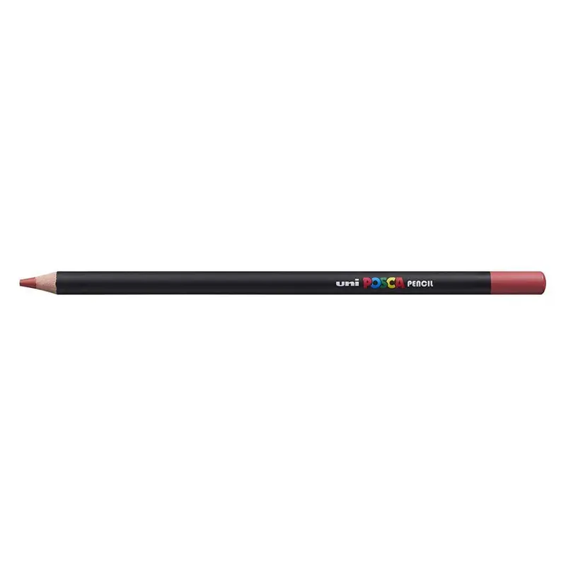Uni Posca Dark Red Pencil – Richly Saturated, Silky-Write Art Tool 1