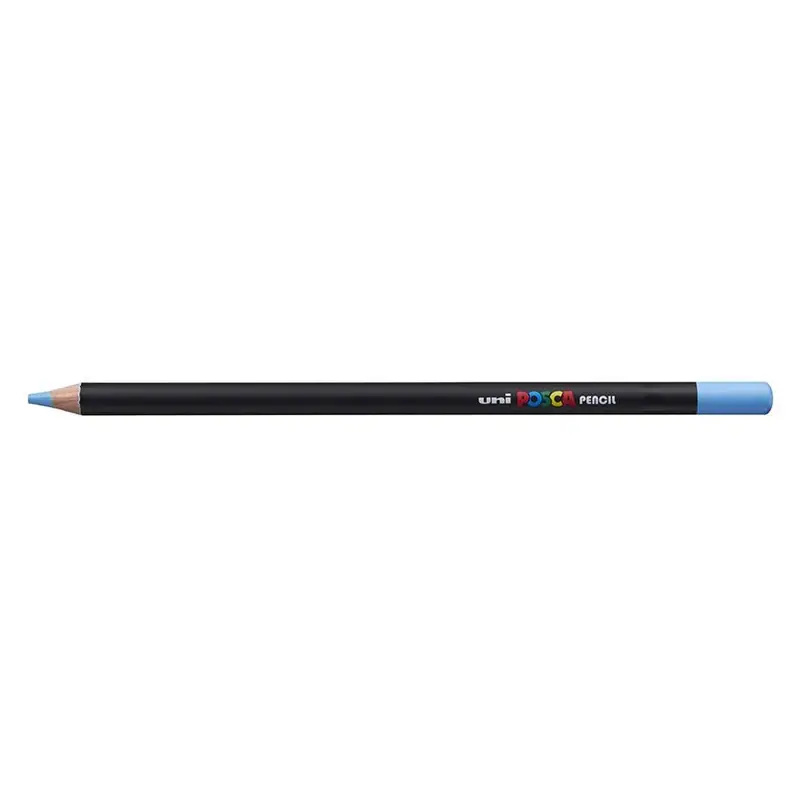 Uni Posca Light Blue Pencil – Vivid Pigment, Smooth Laydown 1