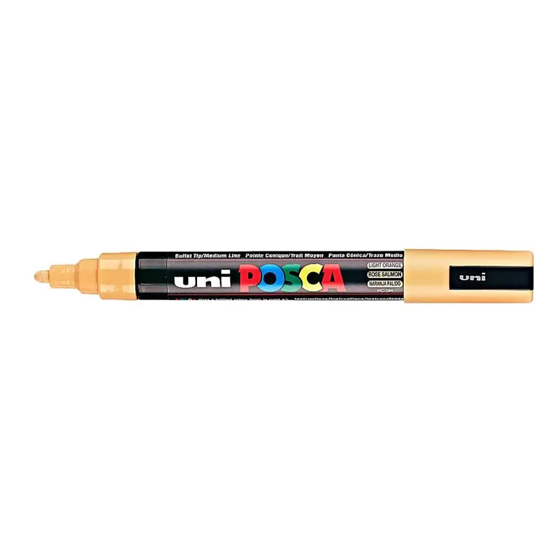 Uni Posca Light Orange Marker – Medium Bullet Tip (1.8–2.5Mm) 1