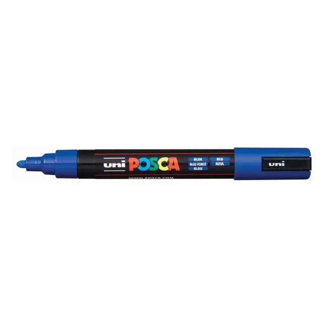 Uni Posca Medium Bullet Marker – Classic Blue, 1.8–2.5 Mm Tip 1