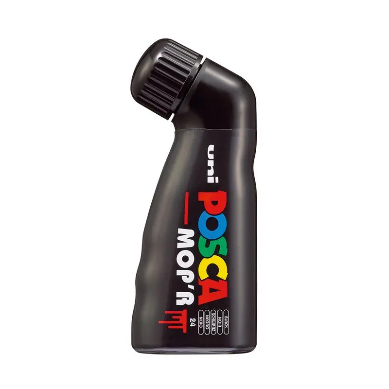Uni Posca Mop'R Paint Marker – 3–19Mm Broad Tip, Matte Black Finish (Pcm-22) 1