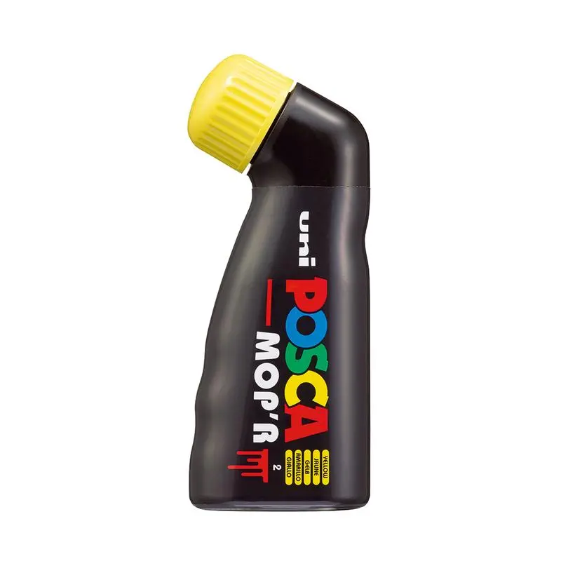 Uni Posca Mop’R Yellow Paint Marker – Adjustable Tip (3–19 Mm) 1