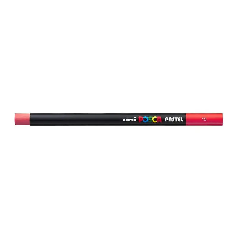 Uni Posca Pastel Red Marker – Rich Pigment, Even Coverage, Acid-Free Formula 1