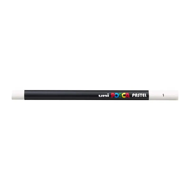 Uni Posca Pastel White Art Crayon – Smooth Texture (Model 250292) 1