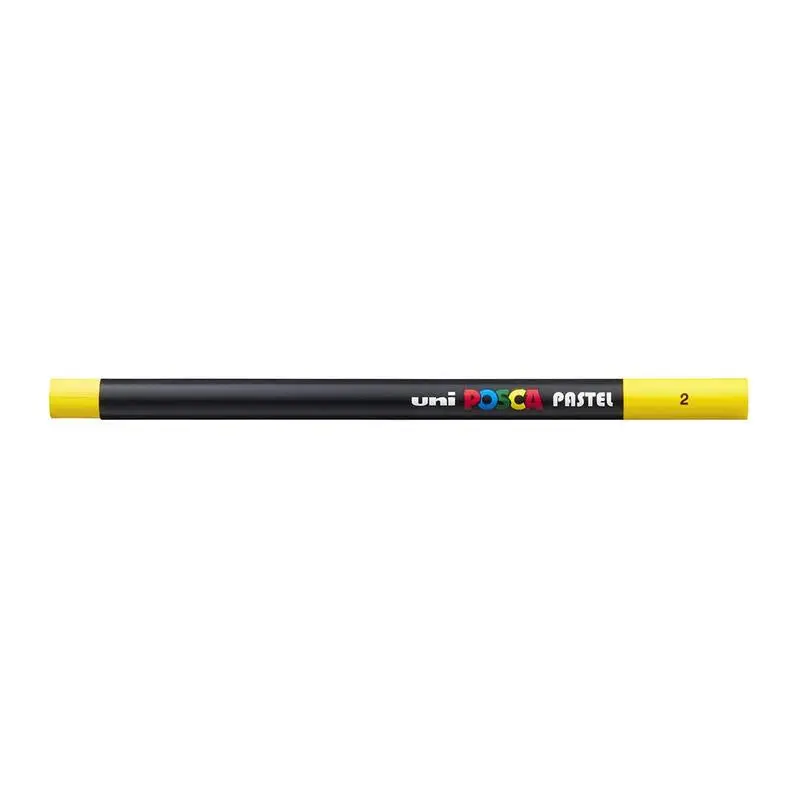 Uni Posca Pastel Yellow Marker – Light, Blendable Paint Ink (250288) 1