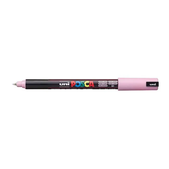 Uni Posca Pc-1Mr Light Pink Ultra-Fine Marker (0.7Mm Tip) 1