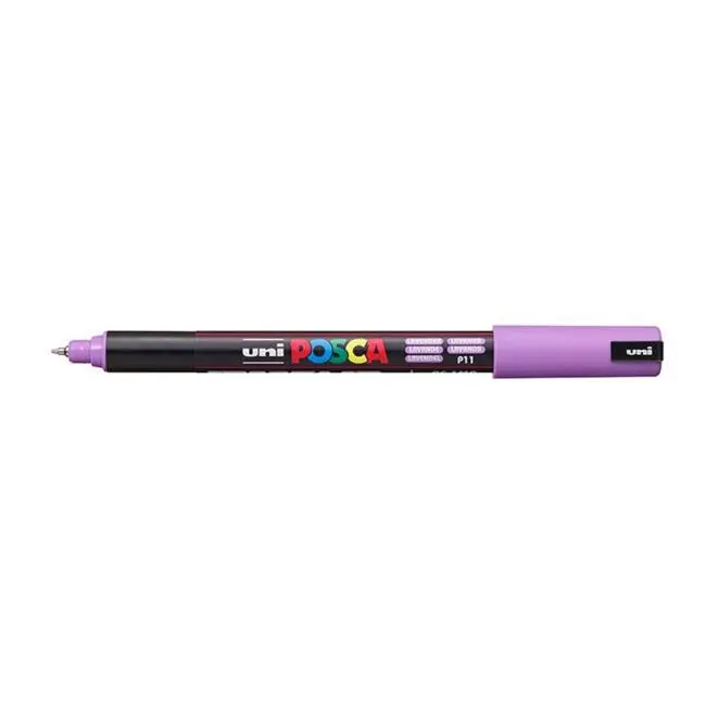 Uni Posca Pc-1Mr Ultra-Fine Lavender Marker (0.7 Mm Pin Tip) 1