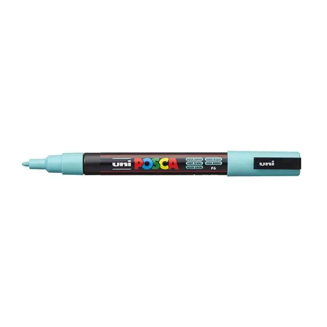 Uni Posca Pc-3M Aqua Green Fine-Line Marker (0.9–1.3 Mm) 1