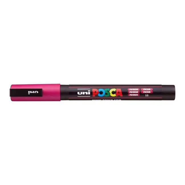 Uni Posca Pc-3M Fuchsia Fine 0.9–1.3Mm Paint Marker 1