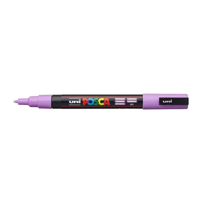 Uni Posca Pc-3M Lavender Fine-Line Marker (0.9–1.3 Mm) 1