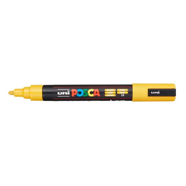 Uni Posca Pc-5M Medium Bullet 1.8–2.5Mm Ochre Marker 1