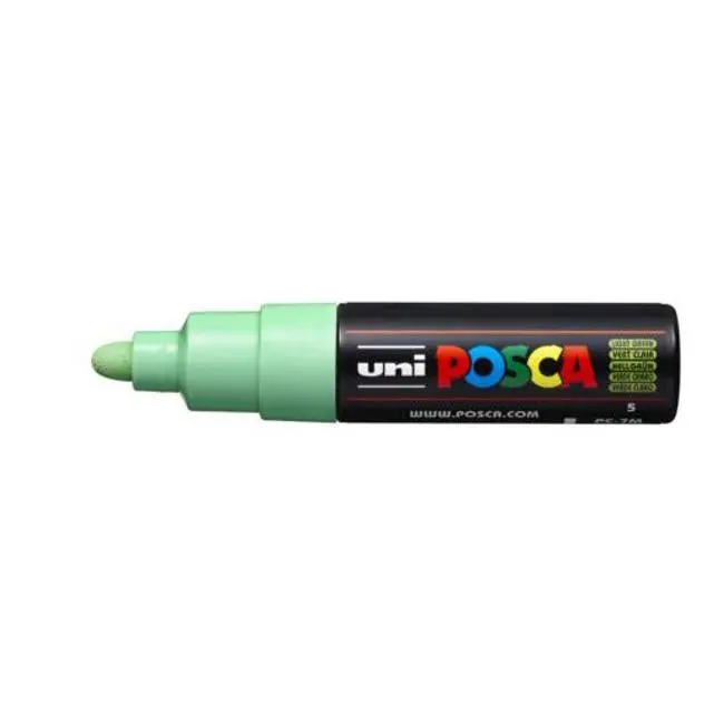 Uni Posca Pc-7M Bold Bullet Tip Marker – Light Green (4.5–5.5 Mm) 1