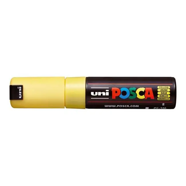 Uni Posca Pc-7M Yellow Bullet-Tip Marker (4.5–5.5 Mm Tip) 1
