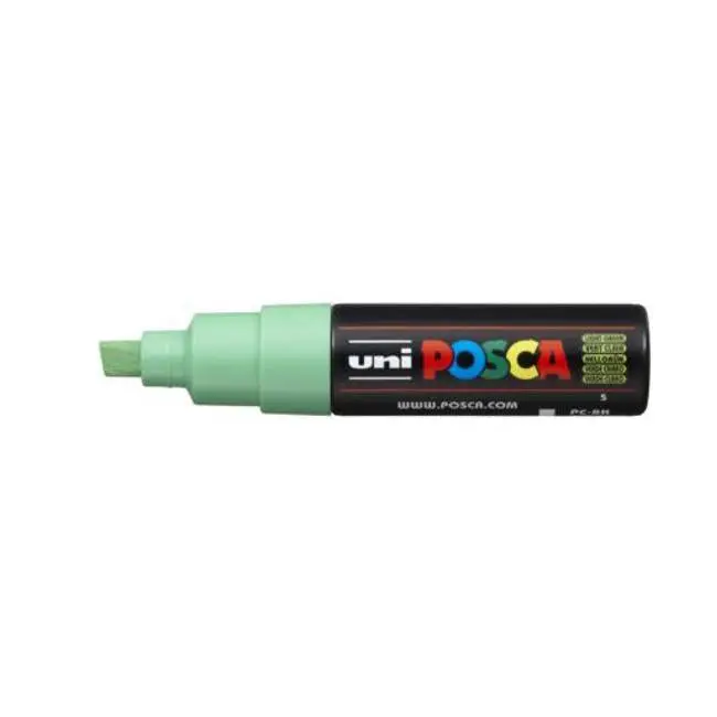 Uni Posca Pc-8K Chisel-Tip Marker – Light Green (8Mm) 1