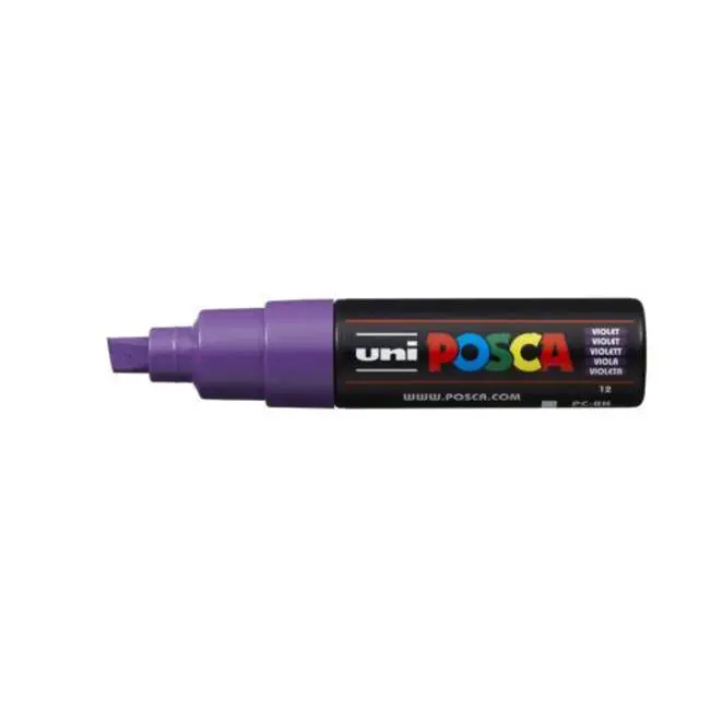 Uni Posca Pc-8K Chisel-Tip Marker – Violet (8Mm) 1