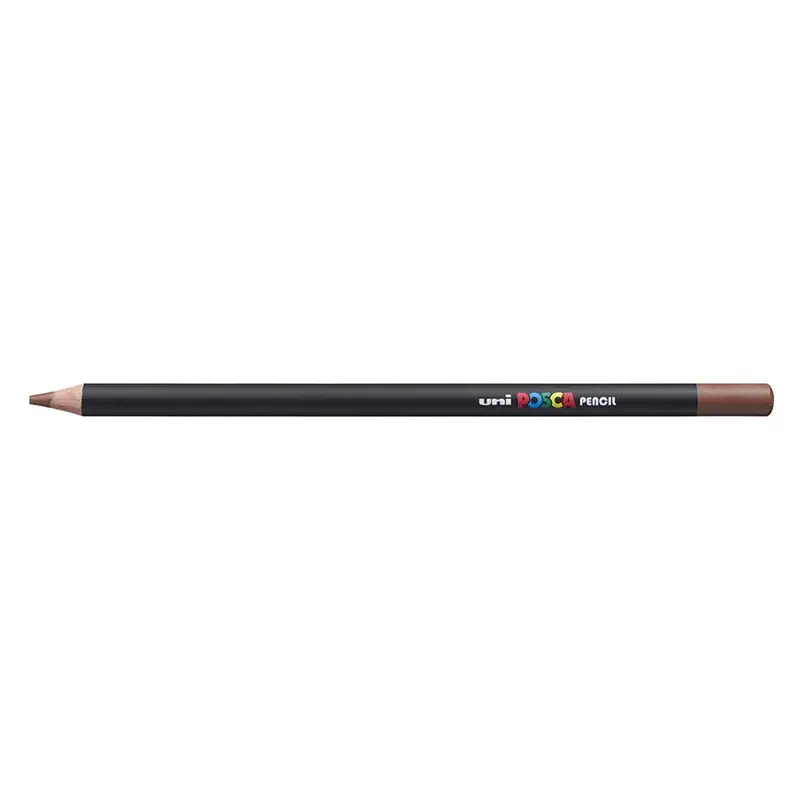 Uni Posca Pencil – Brown (250268), Vivid Pigment & Smooth Laydown 1