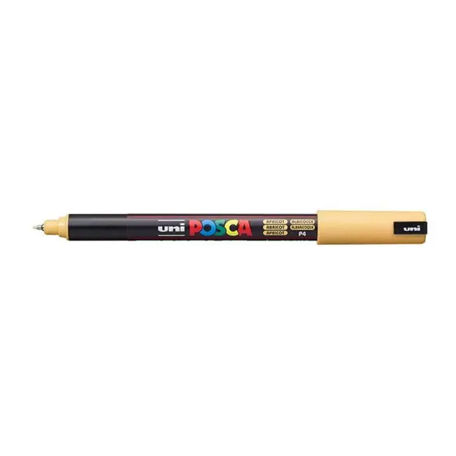 Uni Posca Ultra-Fine Pin-Tip Marker Apricot (0.7Mm) – Pc-1Mr 1
