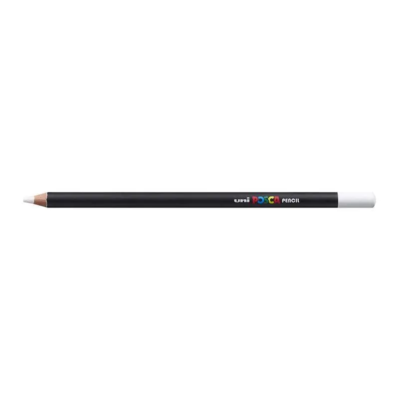 Uni Posca White Pencil – Vivid Opacity, Smooth Application 1