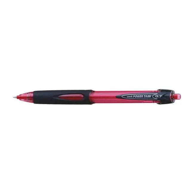 Uni Powertank 0.7Mm Retractable Red Ballpoint Pen (Sn-227) 1