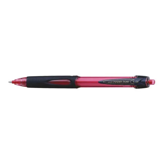 Uni Powertank Sn-220 Ballpoint Pen – 1.0 Mm Red, Retractable 1