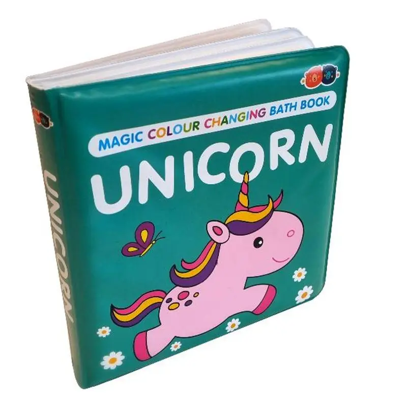 Unicorn Magic Colour Bath Book – 150 × 150 × 40 Mm 1