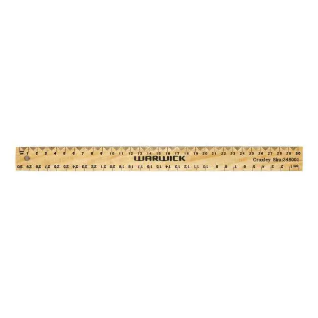 Warwick 30Cm Wooden Ruler 1