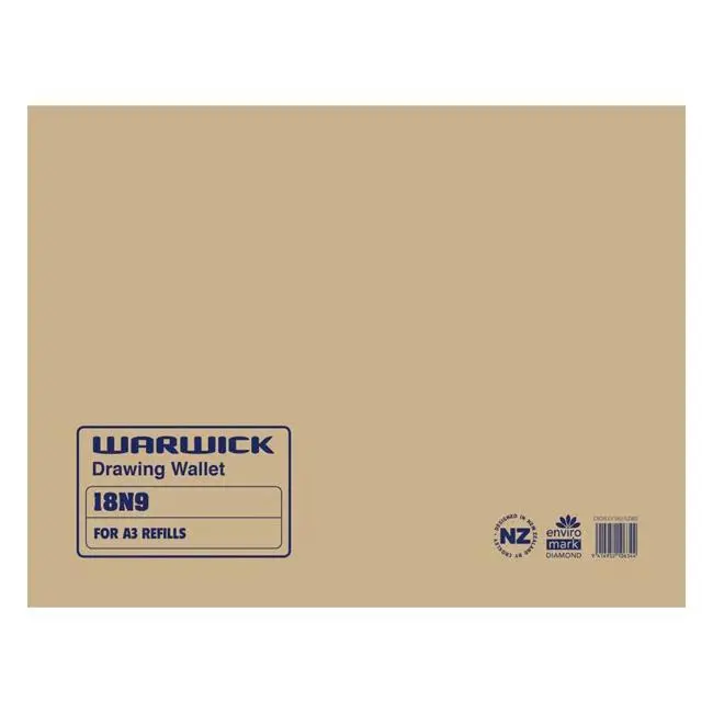 Warwick A3 Landscape Art Portfolio With Secure Closure – Model 18N9 1