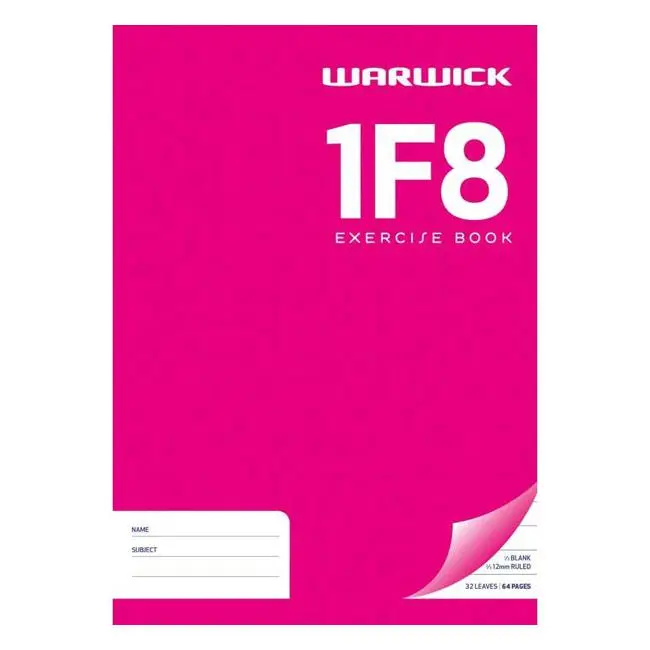 Warwick A4 Dual-Format Exercise Book – 32 Pages, 12 Mm: One-Third Blank, Two-Thirds Ruled 1