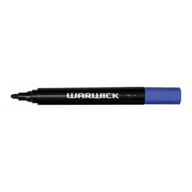 Warwick Blue Permanent Marker With Bullet Tip – Pack Of 12 1