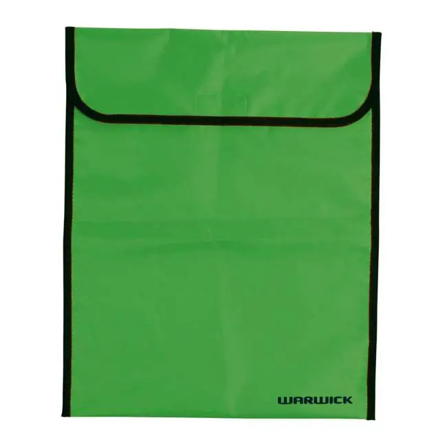 Warwick Fluorescent Lime Homework Bag – Large With Velcro Closure 1