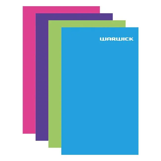 Warwick Fluorescent Pocket Notebook – 32 Ruled Pages, 7Mm Spacing, 165×100Mm 1