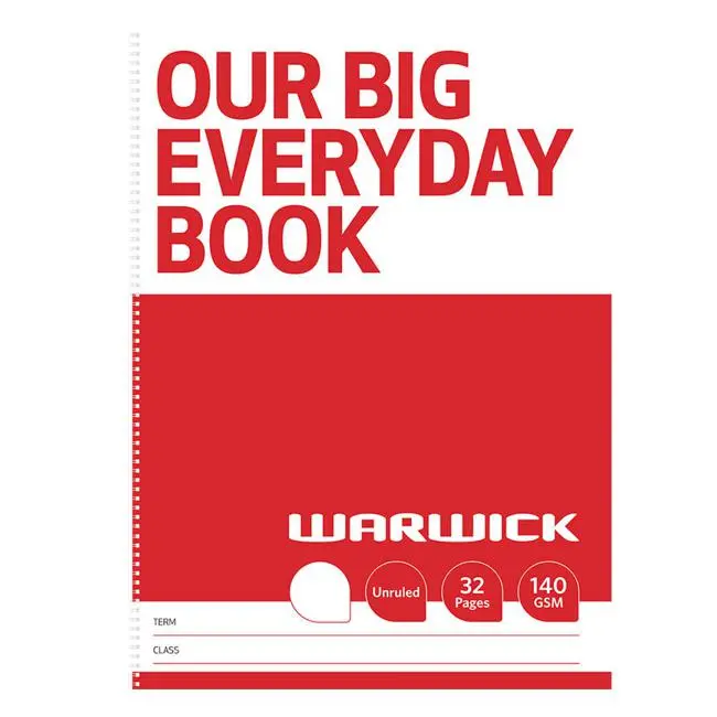 Warwick Fsc-Certified Modelling Book – Everyday Use, 32 Pages, 70% Recycled Fibre 1