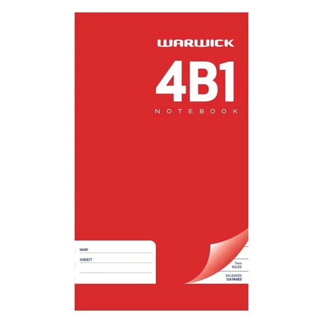 Warwick Hard-Cover Pocket Notebook – 64 Ruled Pages, 7Mm Lines, 165×100Mm 1