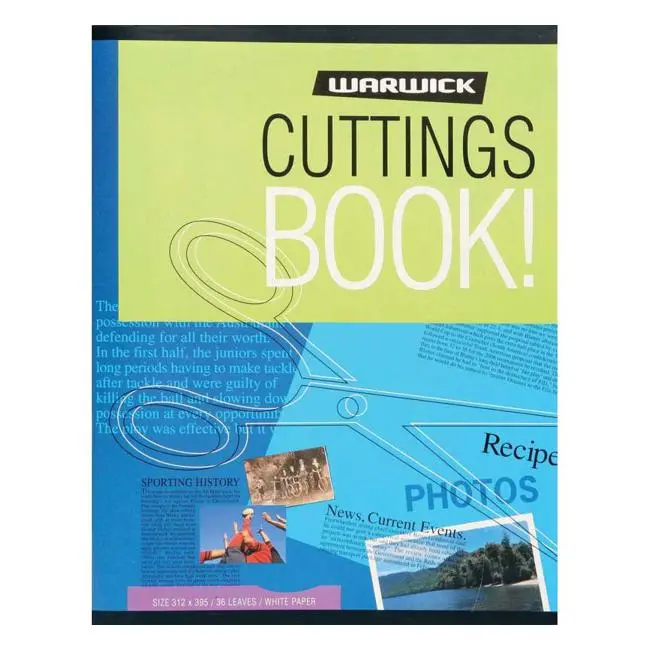 Warwick Large Scrapbook For Cuttings – 36 White Pages, 395 × 312 Mm 1