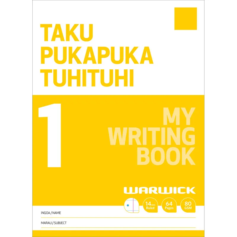 Warwick My Writing Book 1 – 64-Page Half-Ruled Notebook With 14Mm Line Spacing 1
