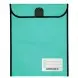 Warwick Xl Homework Carrier Bag – Aqua Hook-And-Loop Closure, 450X360Mm 1