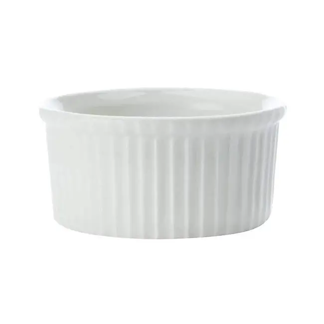 White Basics 12 Cm Ramekin – Compact Ceramic Dish For Sauces Or Sides 1