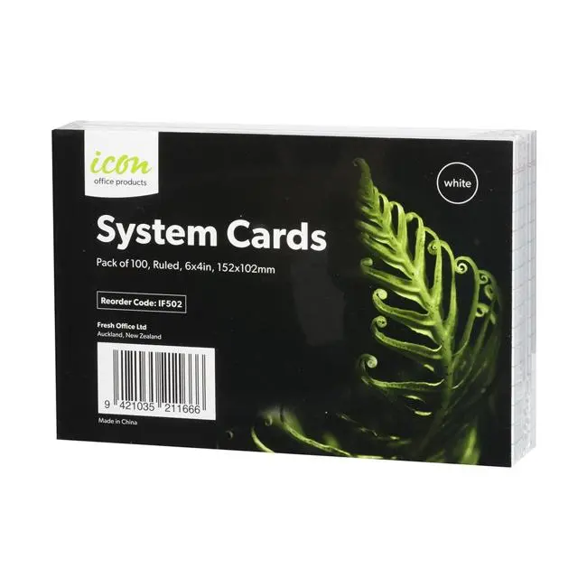 White Ruled Index Cards – 6X4 Inch, Pack Of 100 1
