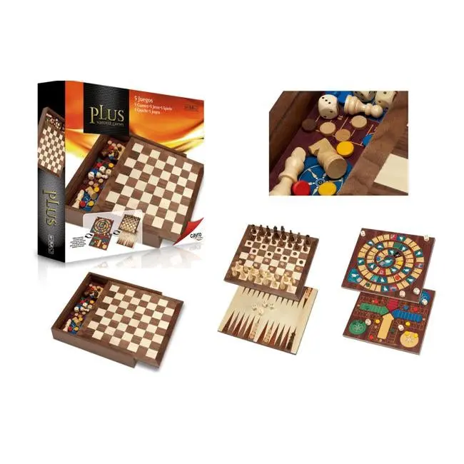 Wooden Educational Game Set – 5-Piece Learning Kit Cg1615 1